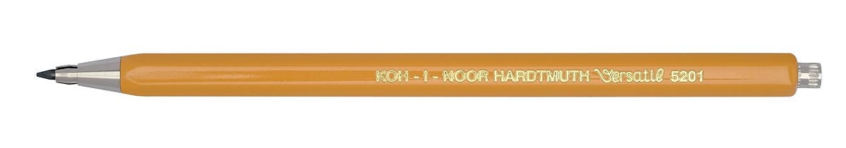 Set de 3 KOH-I-NOOR 5201 Metal embrague lápiz amarillo Versatil