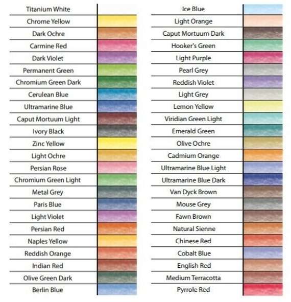 Koh-I-Noor Gioconda Drawing Soft Pastel Pencils 48 Colours 8829