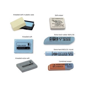 Artists Kneadable Eraser, Kneaded Eraser Set 6-pack 