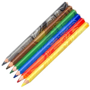 Jumbo-kleurpotloden KOH-I-NOOR Magic 3408 Driehoekige kleurpotloden Veelkleurig