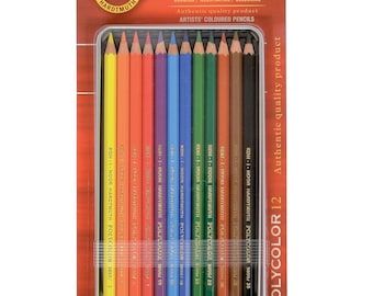 Koh-I-Noor : Polycolor : Artist Colored Pencils 3824 : Set of 24 : Portrait