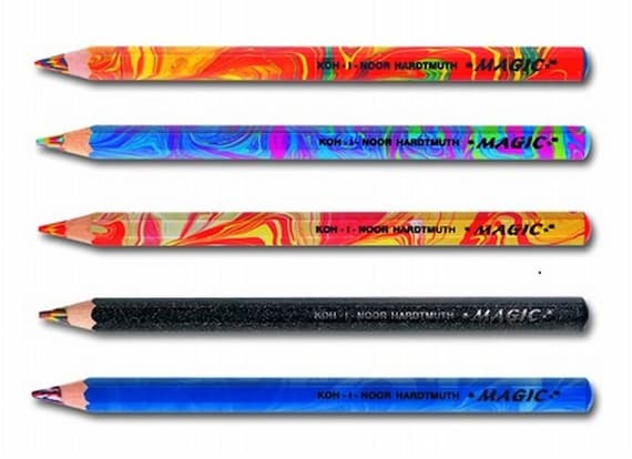 Colored Pencils for Adult Coloring, 8 Colors Magic Jumbo Colored Pencil for  Kids