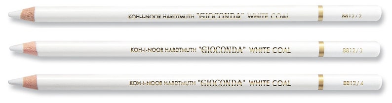 Chalk Charcoal Pencil Koh-I-Noor Gioconda For Artists 1 Piece Drawing Art Sketching Drawing Toning White Chalk Russet Sepia Negro Coal image 5