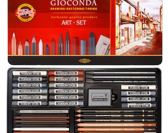 Koh-I-Noor Gioconda Pencils Art Drawing Set Sketching Artist