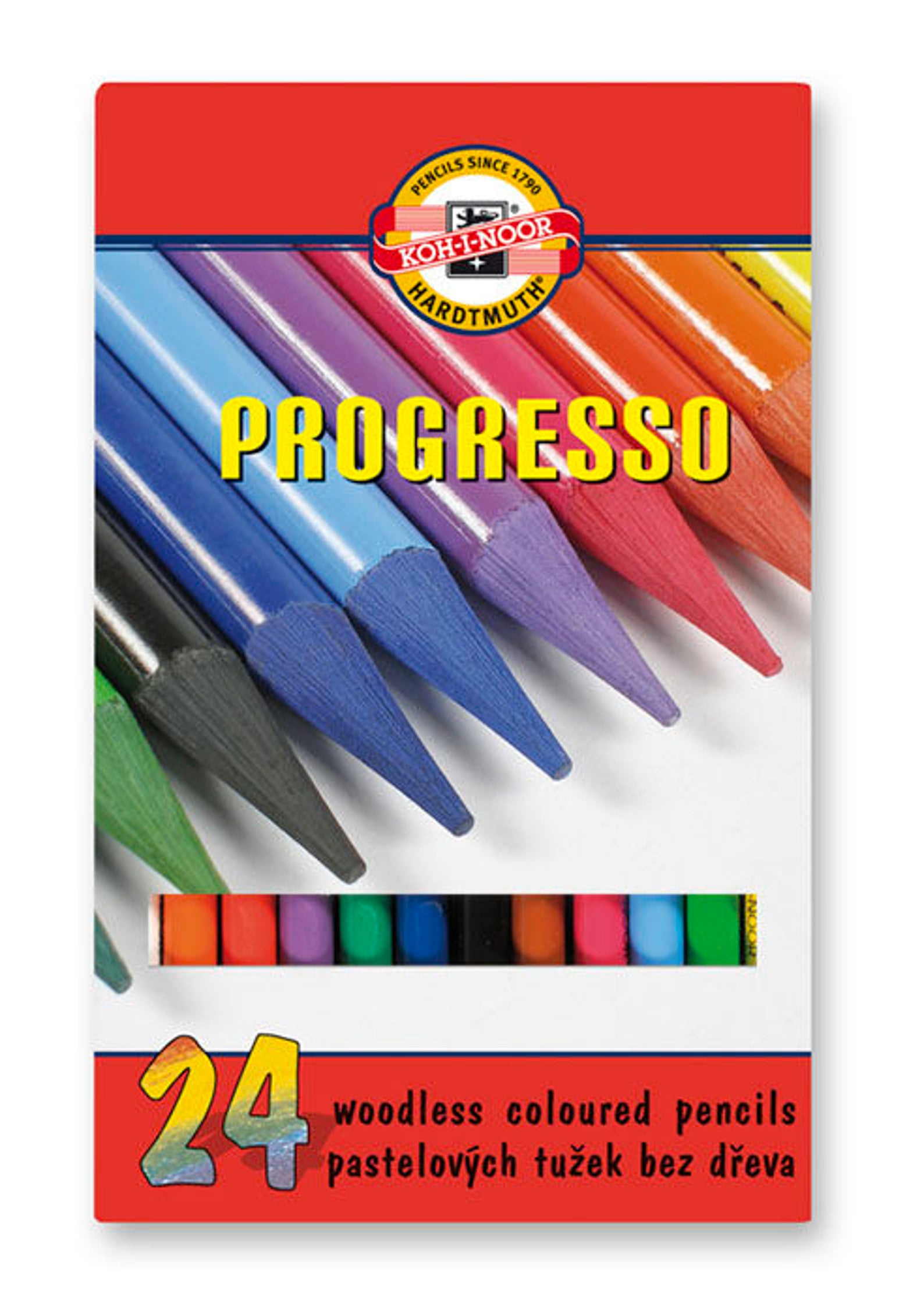 Kohinoor Progresso Woodless Colored Pencil Sets 624 Crayons Etsy