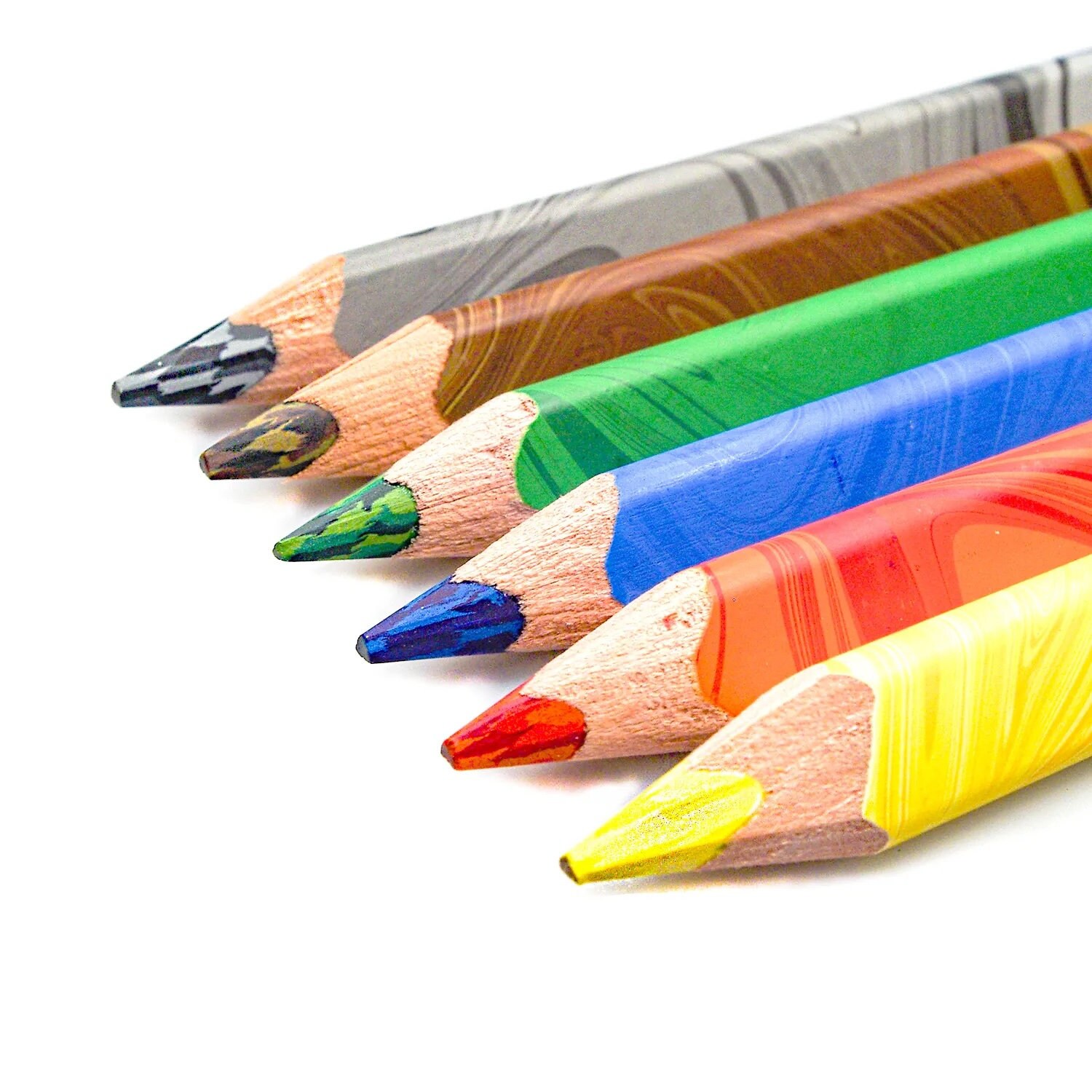 I Pencil Koh I Noor Set Of Jumbo Triangular Coloured MAGIC Pencils 3408 ...