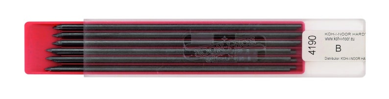 Koh-i-noor 4190 6B 2.0 Mm Graphite Leads - For Technical Drawing & Retouching