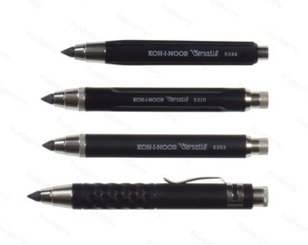 Short Pocket Mechanical Pencil 5.6mm Clutch Lead holder 5.6mm Metal Plastic Koh-I-Noor 5306 5344 5310 Art Drawing Artist High Quality