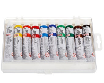 Set of Distemper Colors Tempera Paints Koh-I-Noor Pack of 10