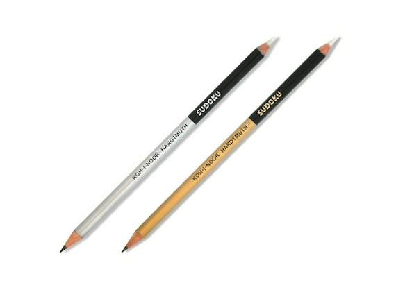 Graphite and Eraser Pencil Double Sided Koh-i-noor 1350 