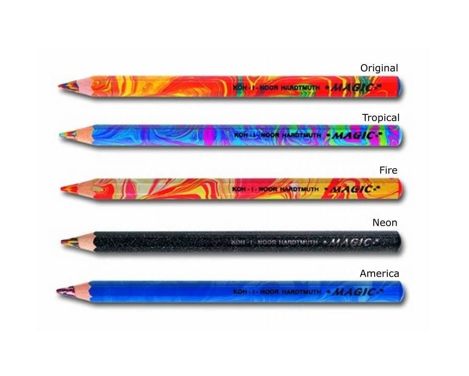 Koh-i-noor, Magic Colour Changing Pens, Crafts, Stationery, Kids Gifts, Art  Supplies, Artist Gift, Fibre Pens, Felt Tips 