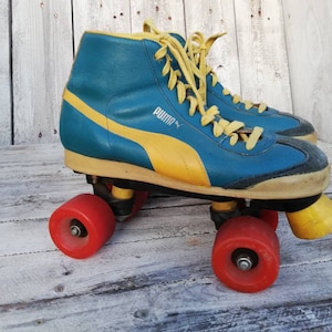 bureau kruipen opstelling Puma Vintage Roller Skates Disco Roller Gr 41 Hippie Boho Good - Etsy