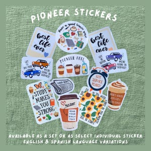Pioneer Sticker Pack | Glossy | JW Ministry Inspired