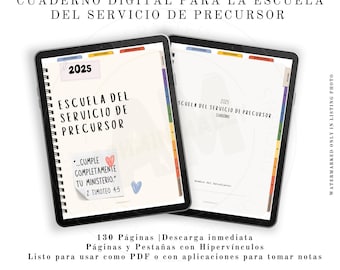 Escuela Del Servicio De Precursor Cuaderno Digital | JW Christian Ministry and Worship Inspired | PDF | Instant Digital Download