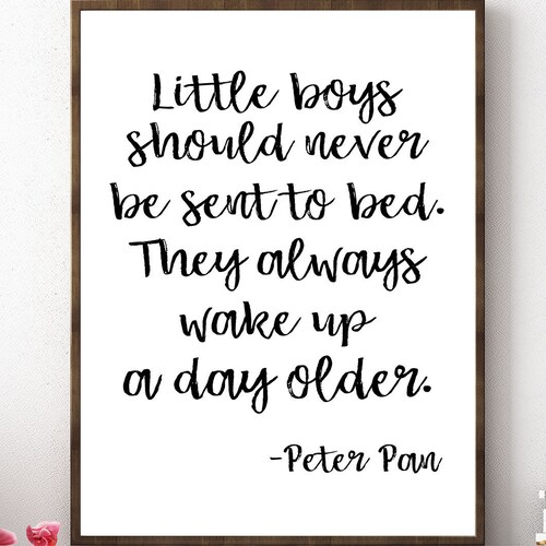 Printable Nursery Art Quotes Poster Black and White Wall Decor Etsy