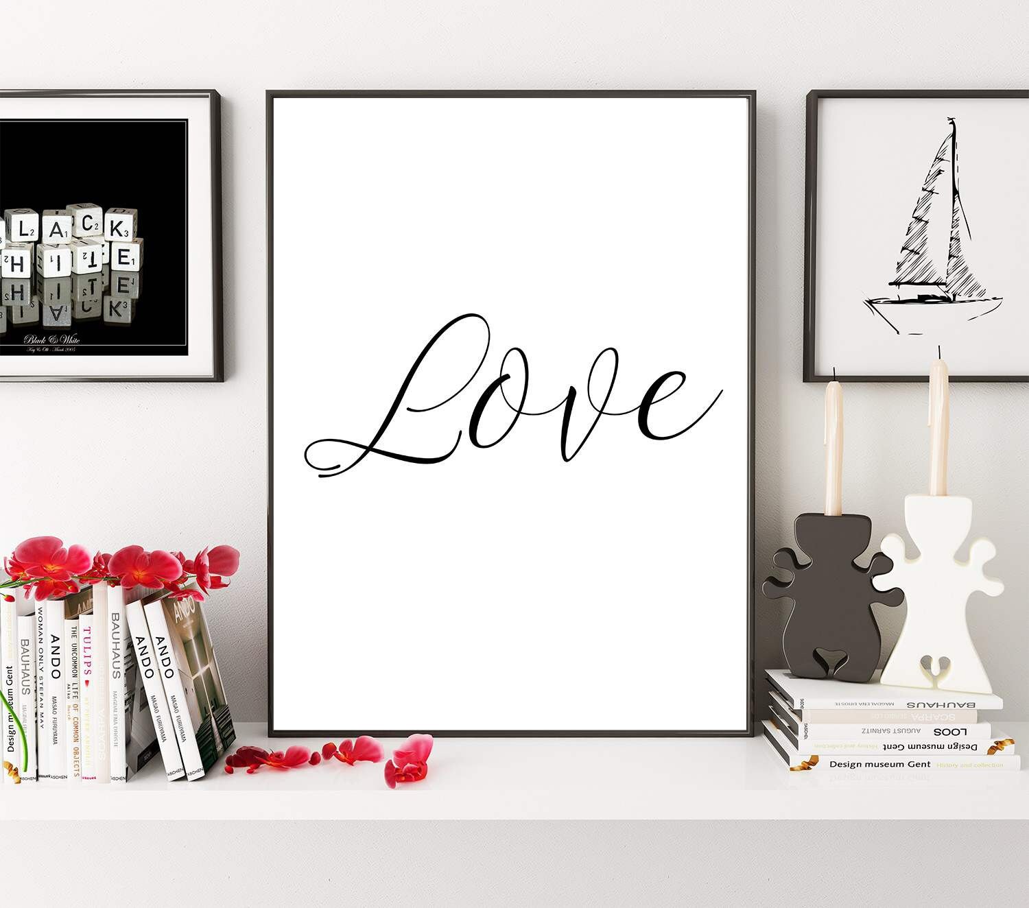 Love Print Love Quote Love Sign Typography Print I love | Etsy