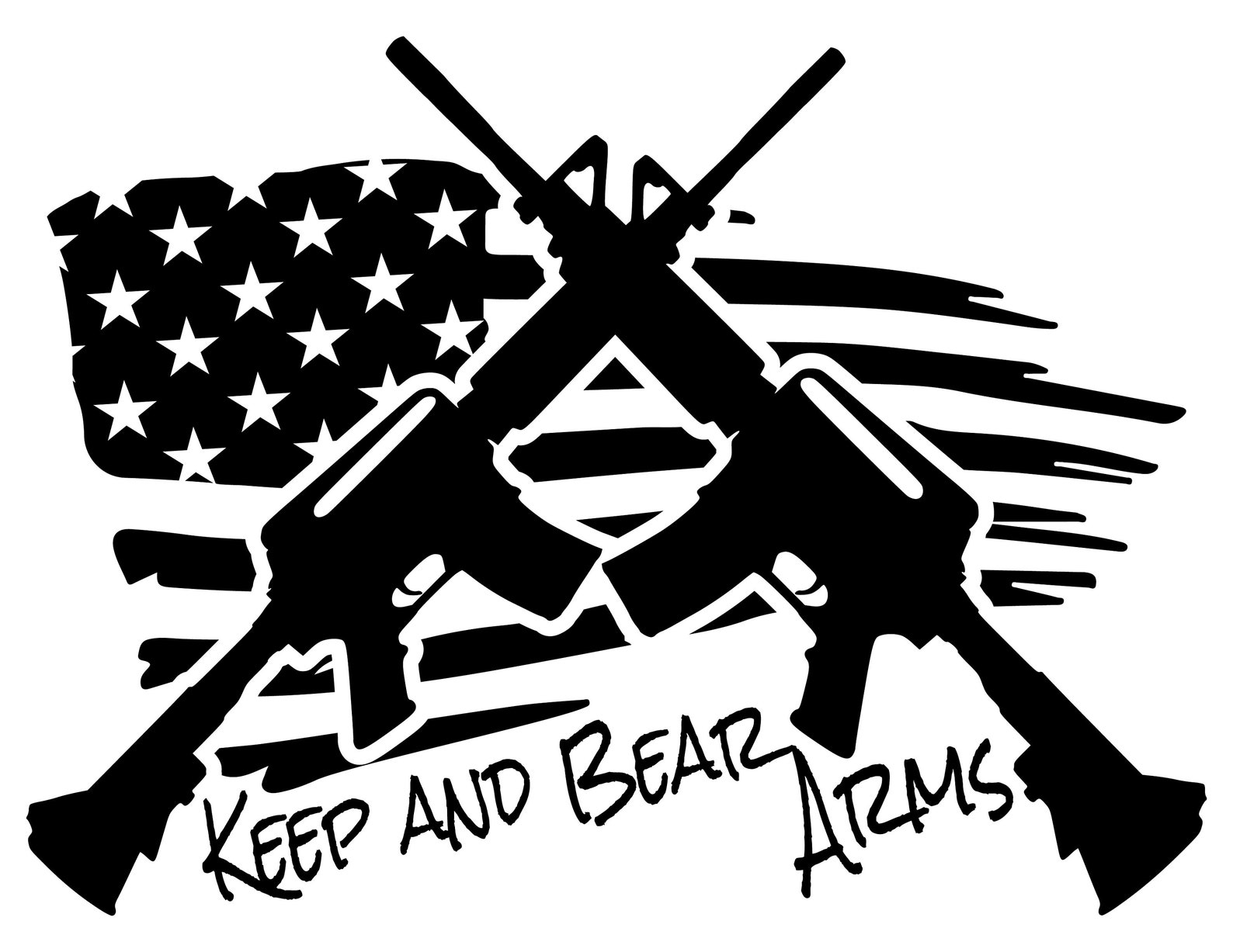 Ar15 Flag Vinyl Decal Usa Flag Gun Rights 2nd Amendment Etsy