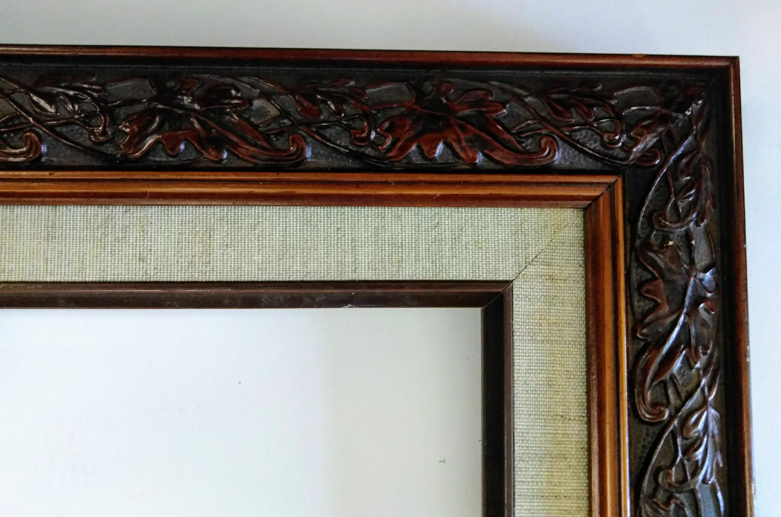 14 X 18 Picture Frame Art Deco Wood Linen Liner Photography 50