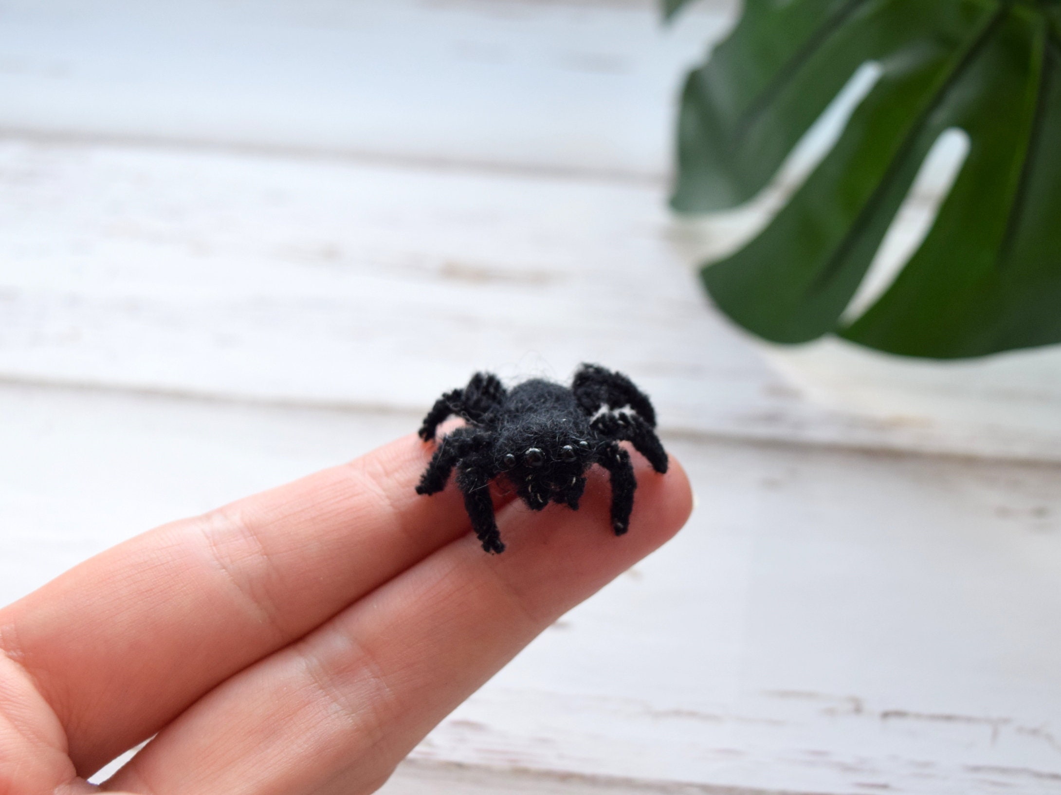 ウェル ハエトリグモのぬいぐるみ ハエトリグモのぬいぐるみ人形ドールハウスの飾りマイクロ