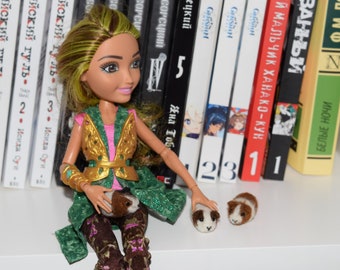 Miniatura per casa delle bambole, porcellino d'India, statuina per