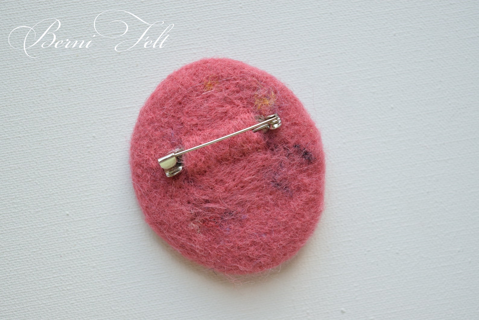 How to Attach and Hide the Brooch Base on the Wool Brooch PDF Etsy