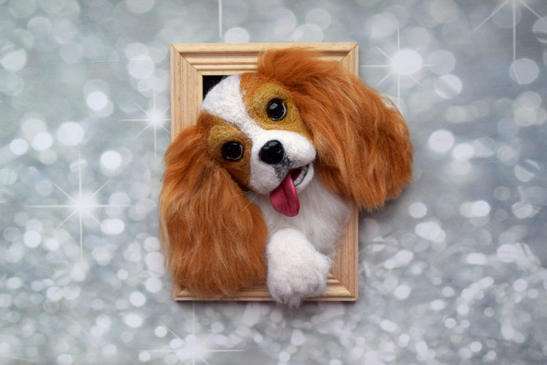 cavalier king charles spaniel sculpture