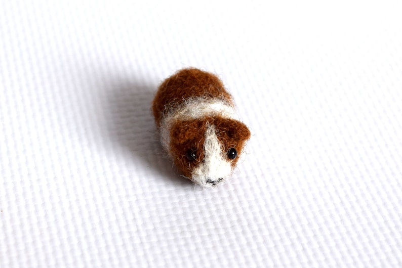 Tiny Guinea Pig Dollhouse Miniarure Micro Guinea Pig Figurine Etsy