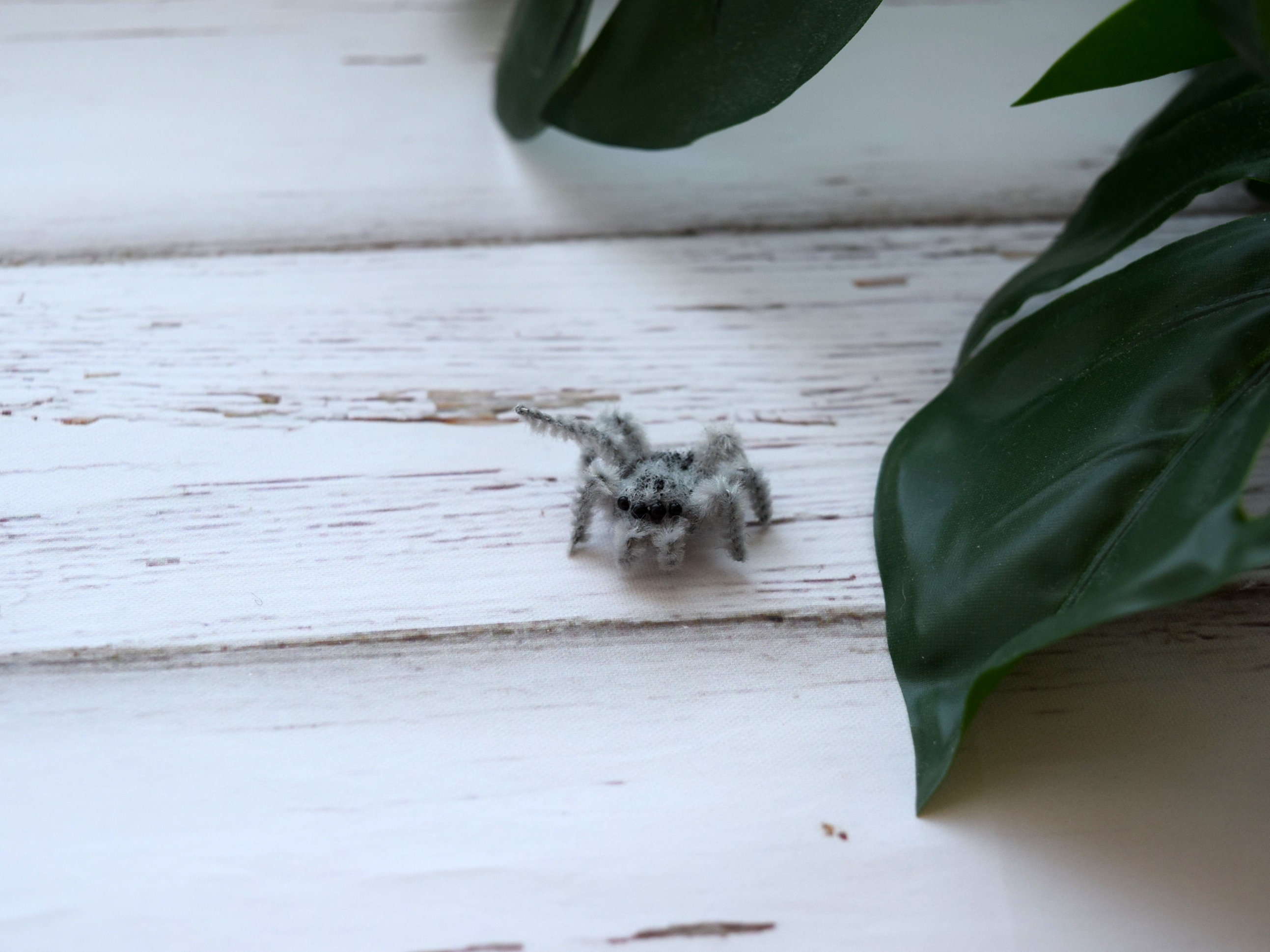 ウェル ハエトリグモのぬいぐるみ ハエトリグモのぬいぐるみ人形ドールハウスの飾りマイクロ