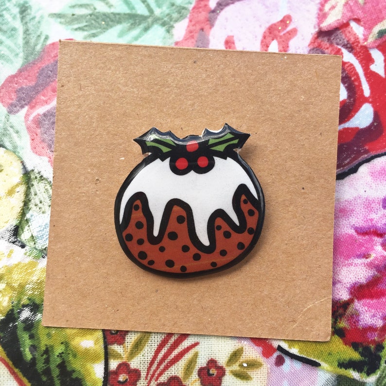 Christmas Pudding Badge image 1