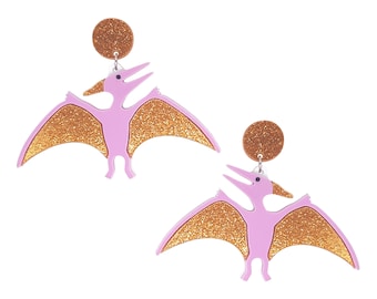 Pterosaur Dinosaur Earrings