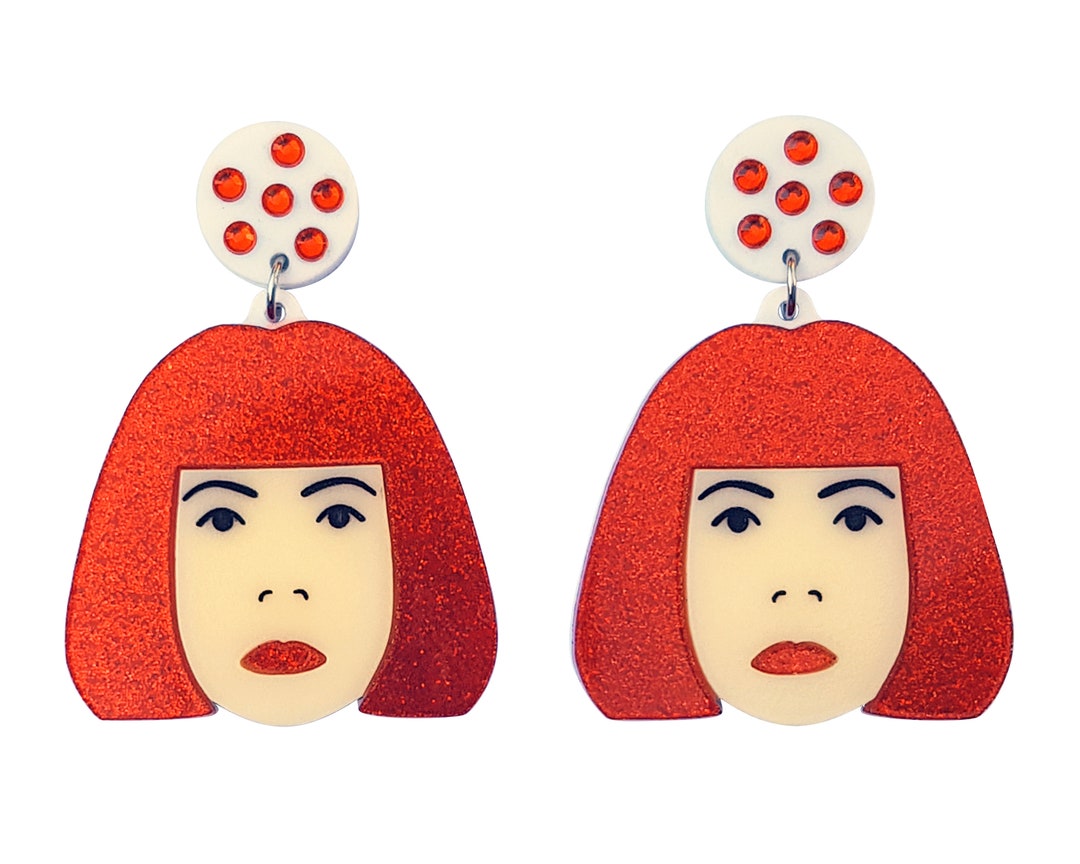 Yayoi Kusama Earrings Etsy