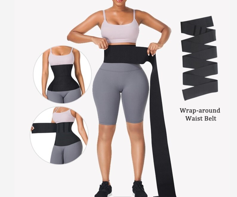 Tummy Wrap Waist Trainer Corset Shapewear Waist Belt Waist Etsy