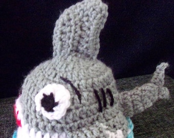 Baby Shark Hat/Ocean Nursery Theme/Sea Life Nursery Theme/Shark Hat/Jaws Baby Theme