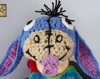 Baby Eeyore Hat/ Winnie the Pooh Baby Theme/Disney Baby/Baby Gift
