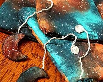 Galaxy Book Sleeve and Bookmark/Book cover/Book protector/literary gift