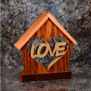 Heart Tea Light Holder Cottage-Unique-Inspirational Décor-LED Candle Holder-Love Tealight-Handcrafted Gift