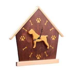 Cane Corso Personalized Wall Clock - Customizable Gift for Dog Lovers - Cane Corso Memorial Gift