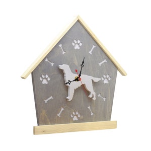 Irish Setter Personalized Wall Clock - Customizable gift for dog lovers - Irish Setter Dog Memorial Gift