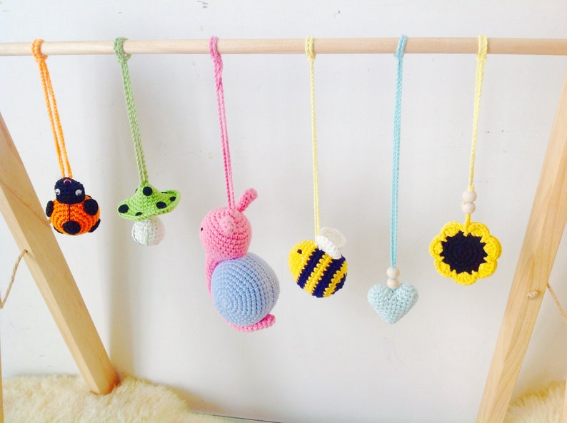 My Little Garden Baby Gym Toy Crochet Nursery Image 0