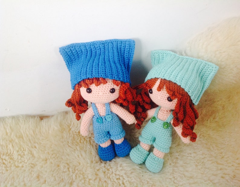 Bedtime Doll PURPLE Baby Girl Crochet Doll Purple Rag Doll Cuddly Doll Girl Lalylala Baby girl doll Crochet Doll Amigurumi doll