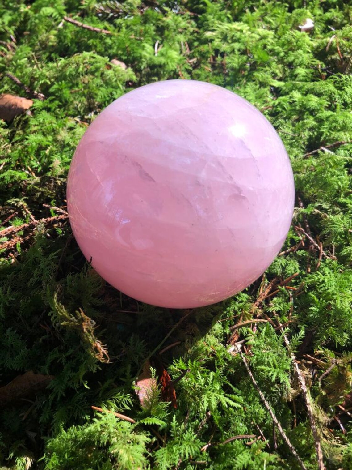 Large Rose Quartz Sphere 10.6cm Etsy