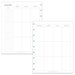 MONTHLY CALENDAR for Discbound Planners, CLASSIC Font, 12 Month Dated ...