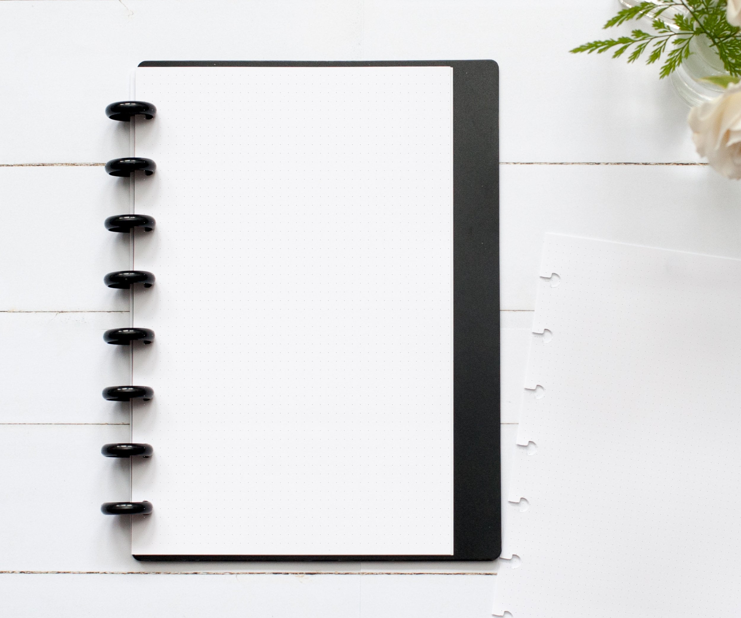 SIMPLE DOTS Dotted Inserts for Discbound Planner Mini Junior - Etsy