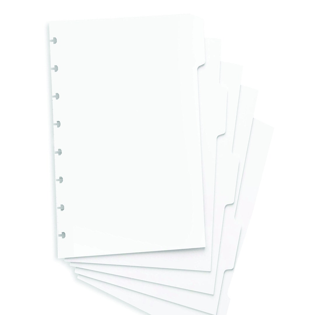 Junior Size Blank Refill Paper, A5 8-Disc Discbound | Ubuy
