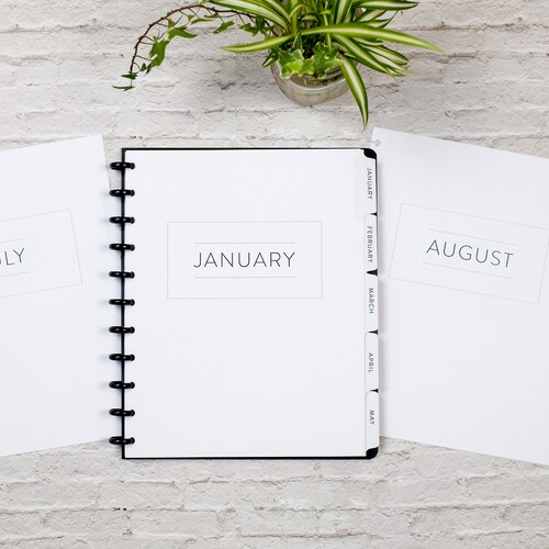 Custom Dividers with Tabs Happy Planner Dividers Planner Dividers
