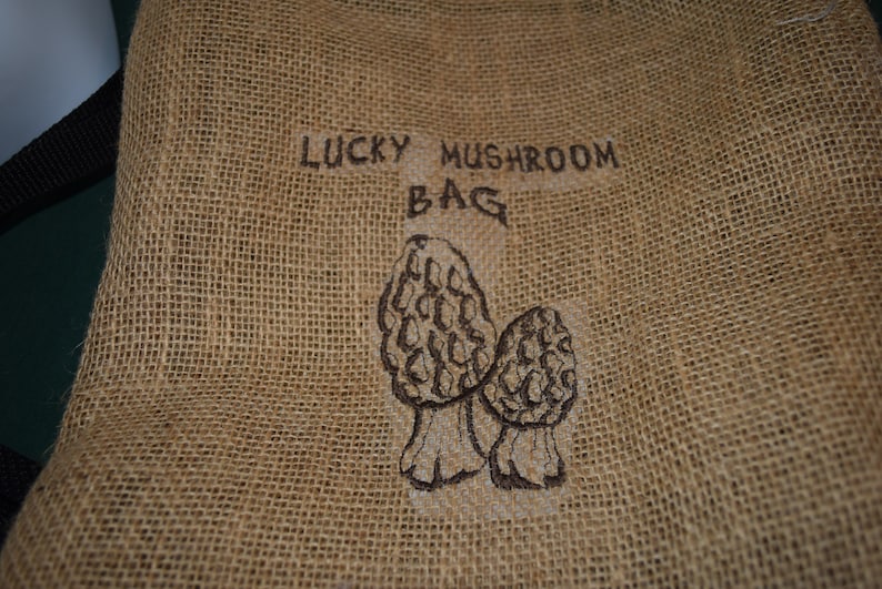 Lucky Morel Mushroom Hunting Bag Etsy