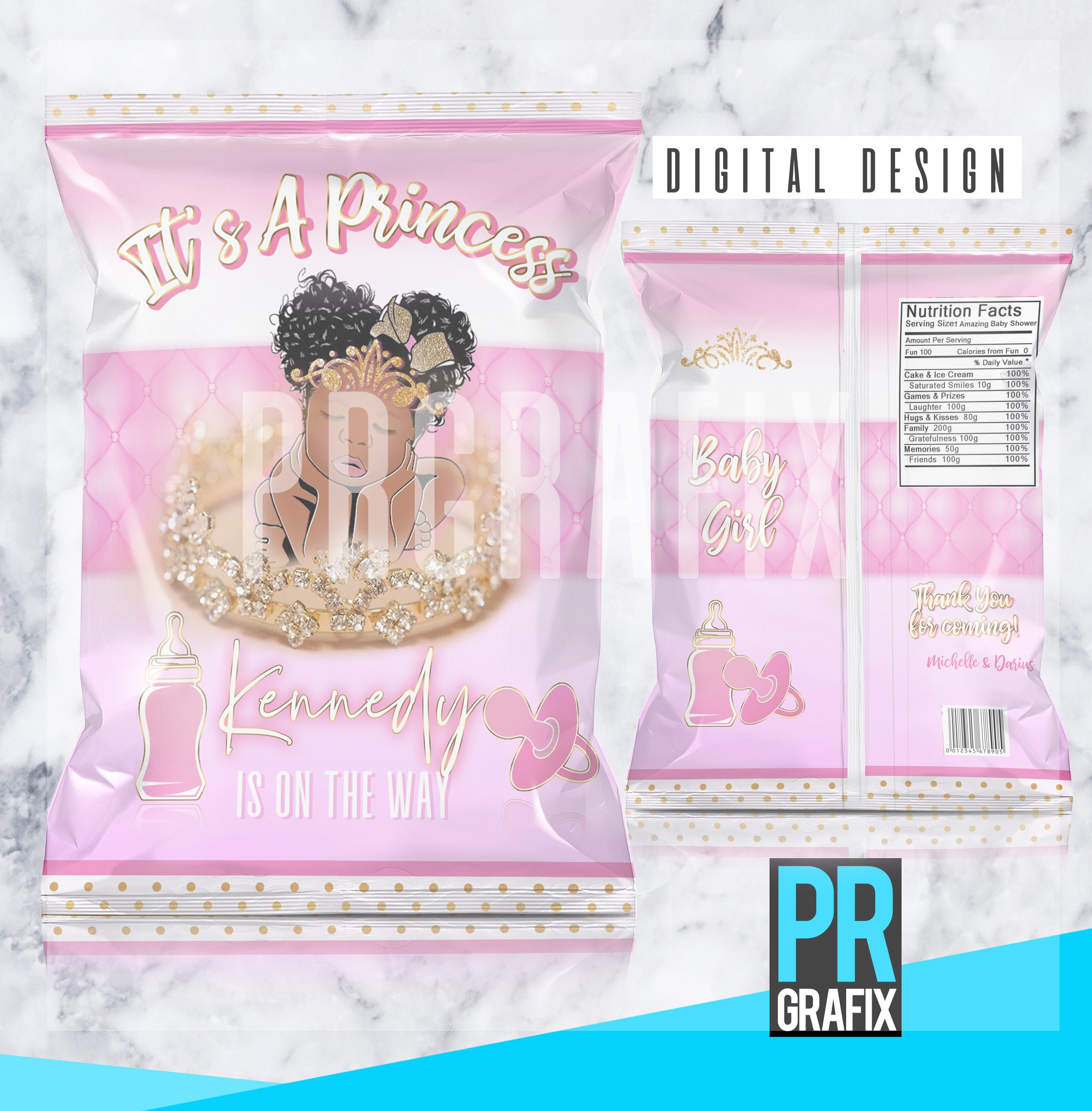 A Princess is on the Way Digital Bundle ONLY. Baby Shower - Etsy