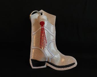 Drill Team Boot- Lip Stick/ Lip Gloss/ Lip Balm Holder- Customizable