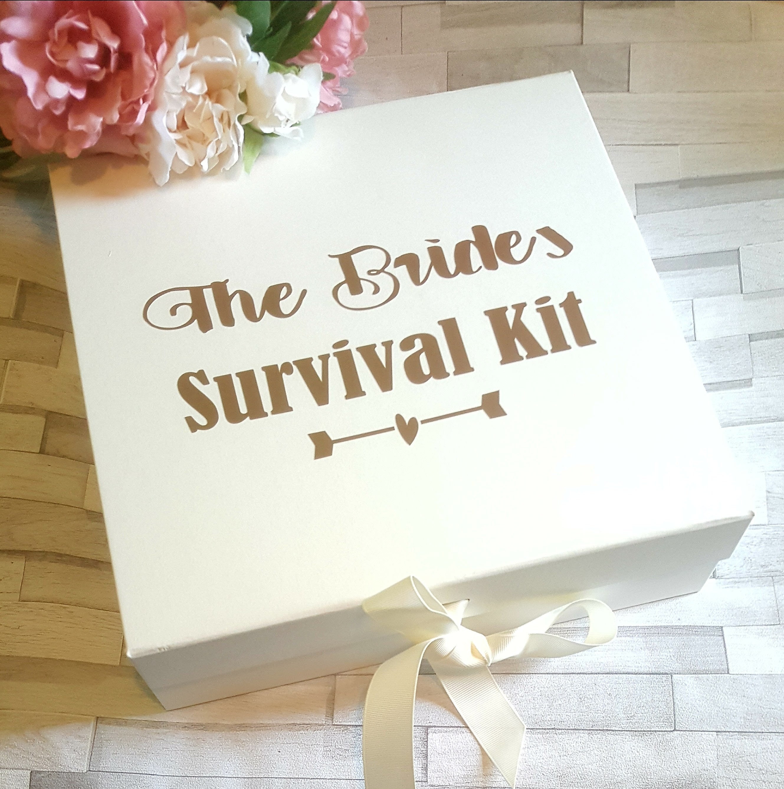 Bride Survival Kit Box Bride Gift Box Bride Gift Bride To Etsy