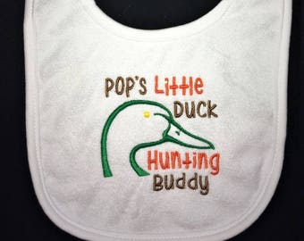 Mommy's lil' Hunting Buddy custom embroidered bodysuit